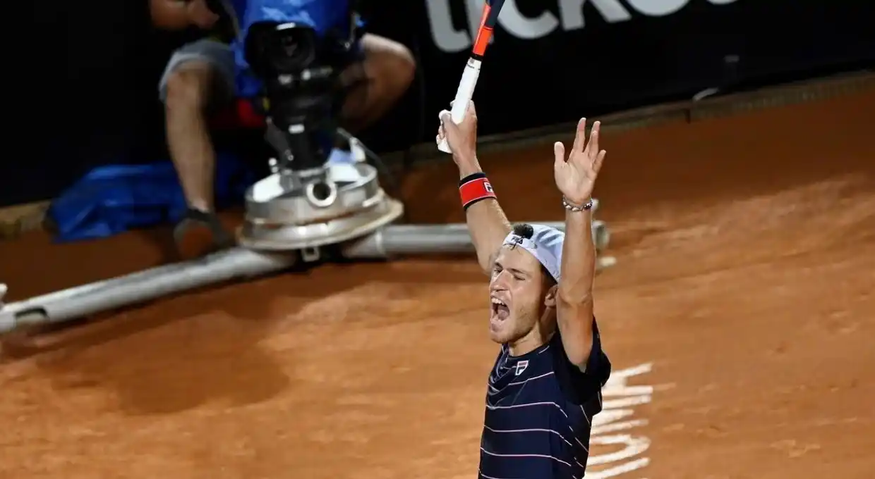 La alegría de Schwartzman tras el histórico triunfo sobre Nadal