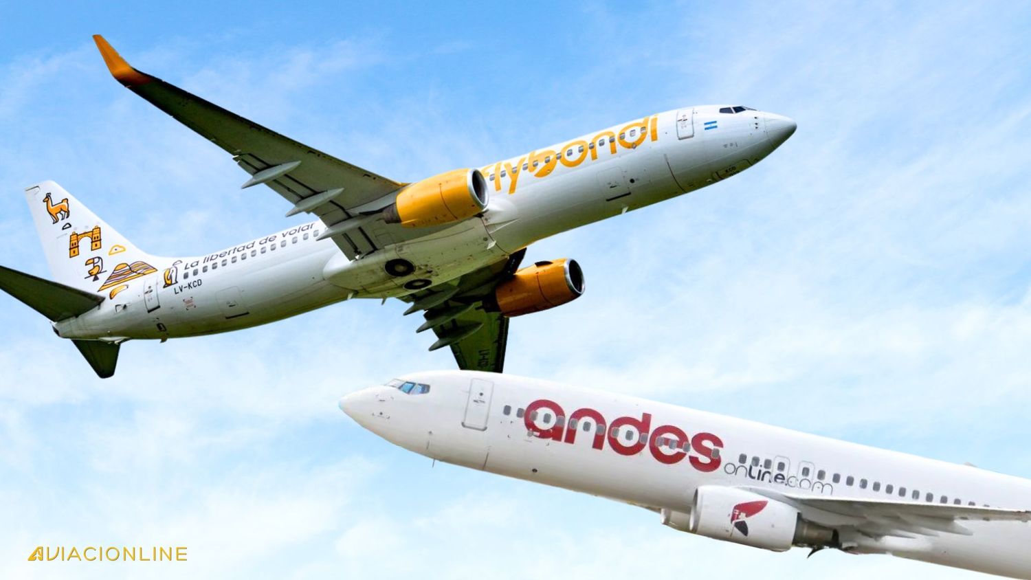 Andes Líneas Aéreas volvió a volar para Flybondi