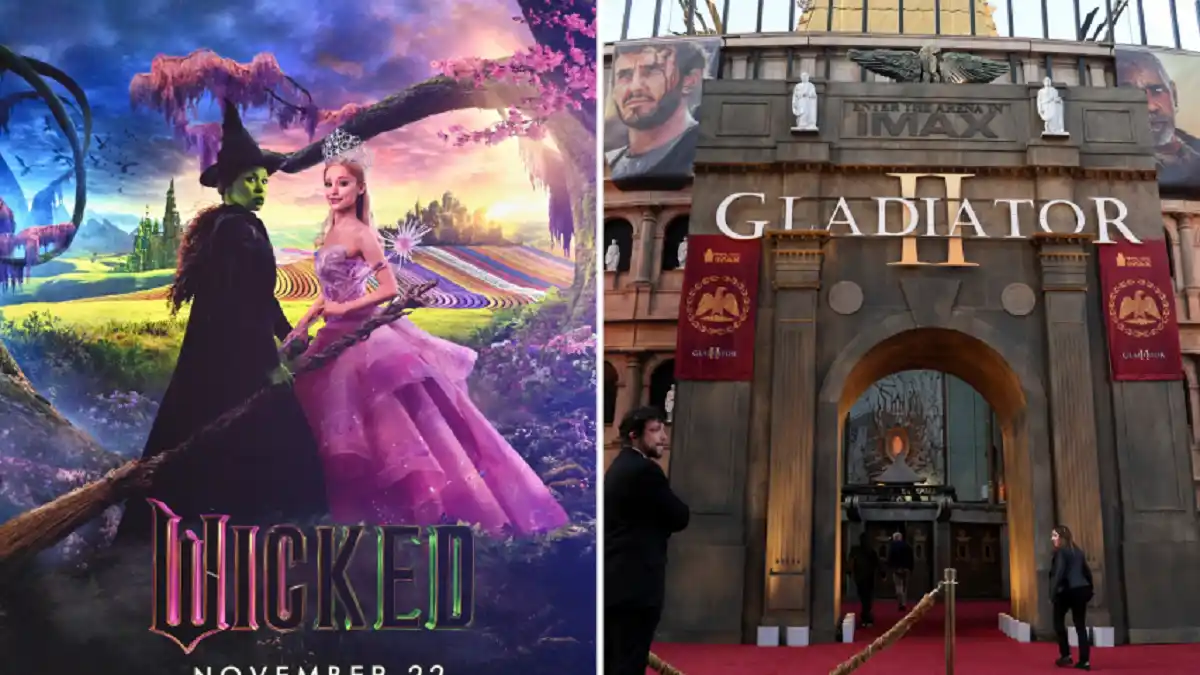 HOLLYWOOD RESPIRA: estrenos de GLADIADOR II y WICKED salvan la taquilla con recaudación millonaria