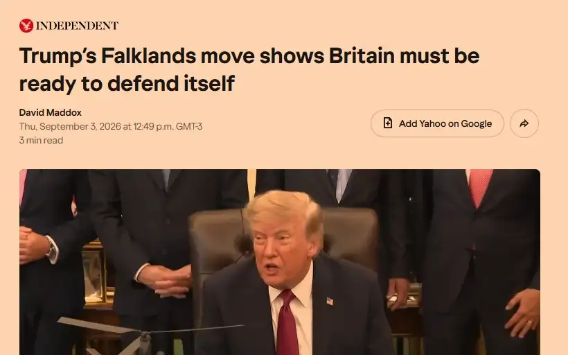 The Independent publicó un editorial en el que planteó que las autoridades británicas deben estar preparadas para responder por sus propios medios.