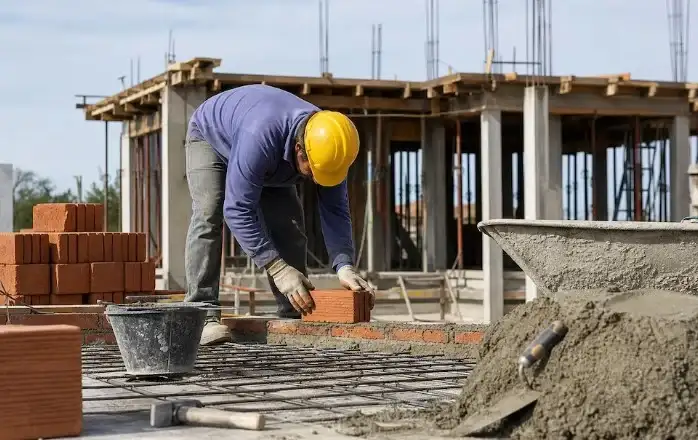 Desde noviembre de 2023 la relación entre salarios y m2 de construcción se redujo.