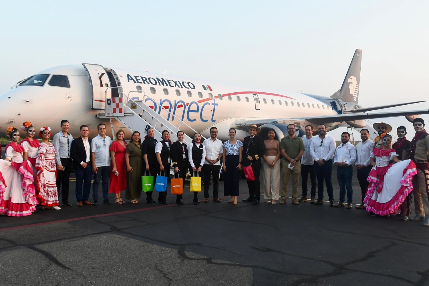 Aeroméxico inauguró sus vuelos entre Manzanillo y Atlanta