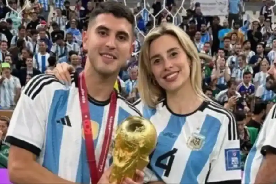 La exesposa de Exequiel Palacios remata su medalla de Campeón del Mundo: “Le conviene que no hable”