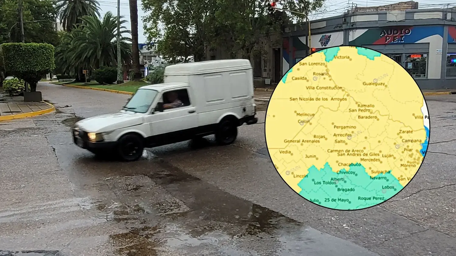 Lluvias y tormentas se esperan para la mañana de este viernes.