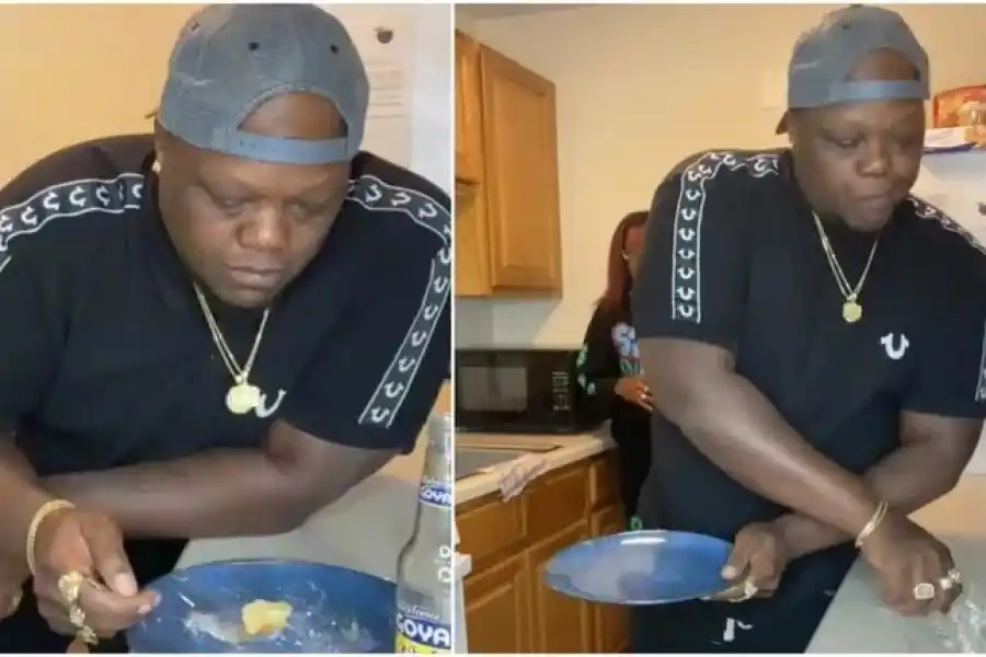 Infalible: un hombre dejó sin palabras a su esposa al mostrarle la técnica para evitar lavar los platos