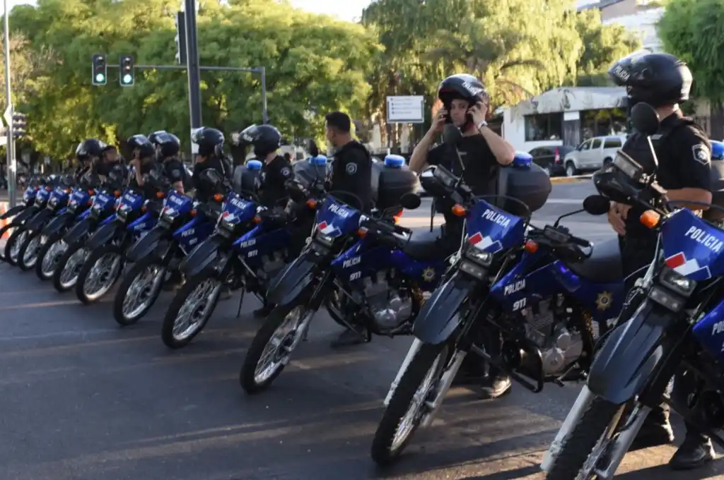 Imagen ilustrativa de la brigada motorizada de la policía de Santa Fe. (Foto: Gentilezas)