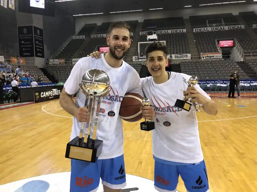 Mateo Díaz logró un histórico ascenso a la elite del básquet español