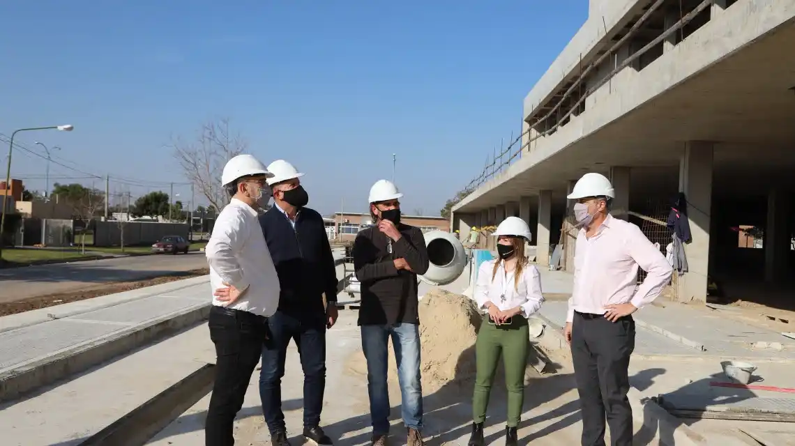 El Gobernador recorrió la obra del nuevo hospital de Rafaela