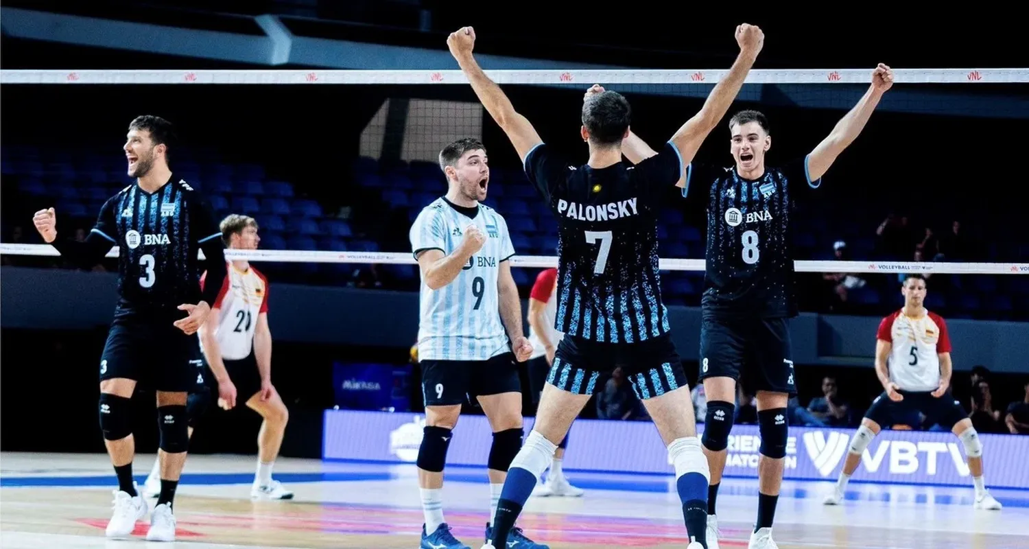 Argentina clasificó por primera vez a las fases finales de la Liga de las Naciones de Vóleibol