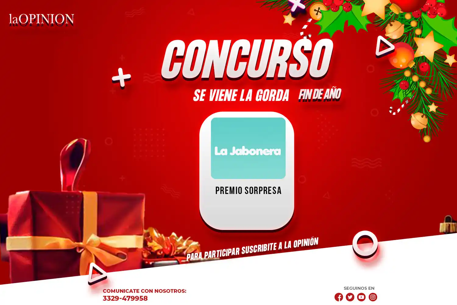 La Jabonera tiene un premio sorpresa para los socios y suscriptores de La Opinión.