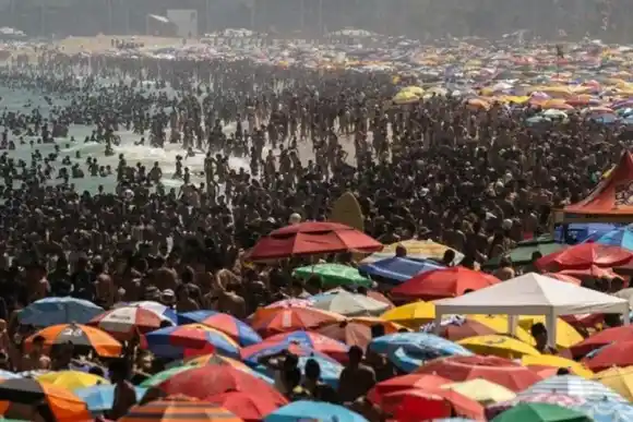 Histórica ola de calor en Brasil: la sensación térmica superó los 60 grados