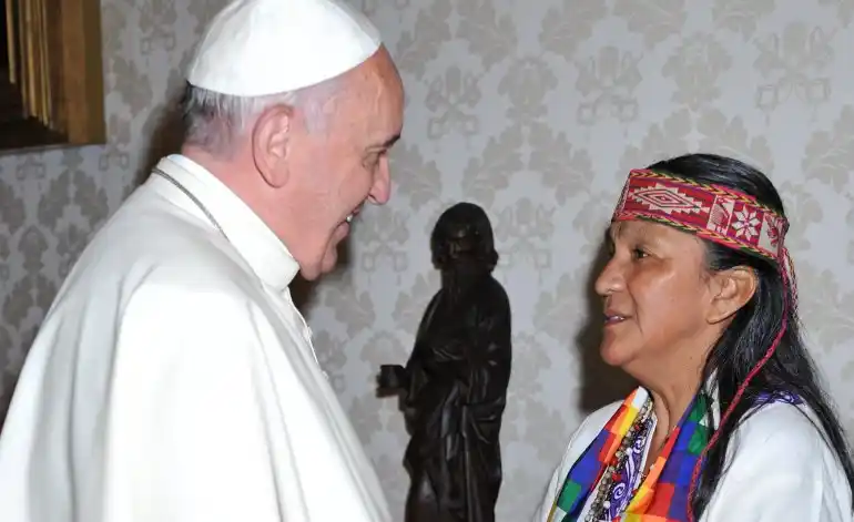 Qué dice la carta que el Papa Francisco le envió a Milagro Sala