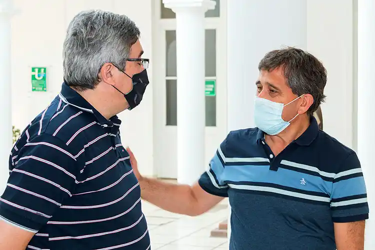 Fioramonti recibió al ministro de Desarrollo Agrario provincial
