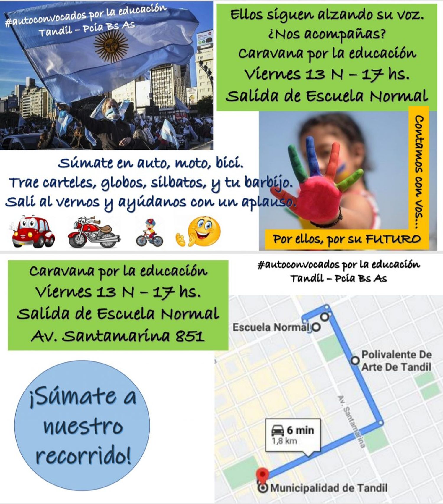 Caravana por la Educación | Buenas y Santas