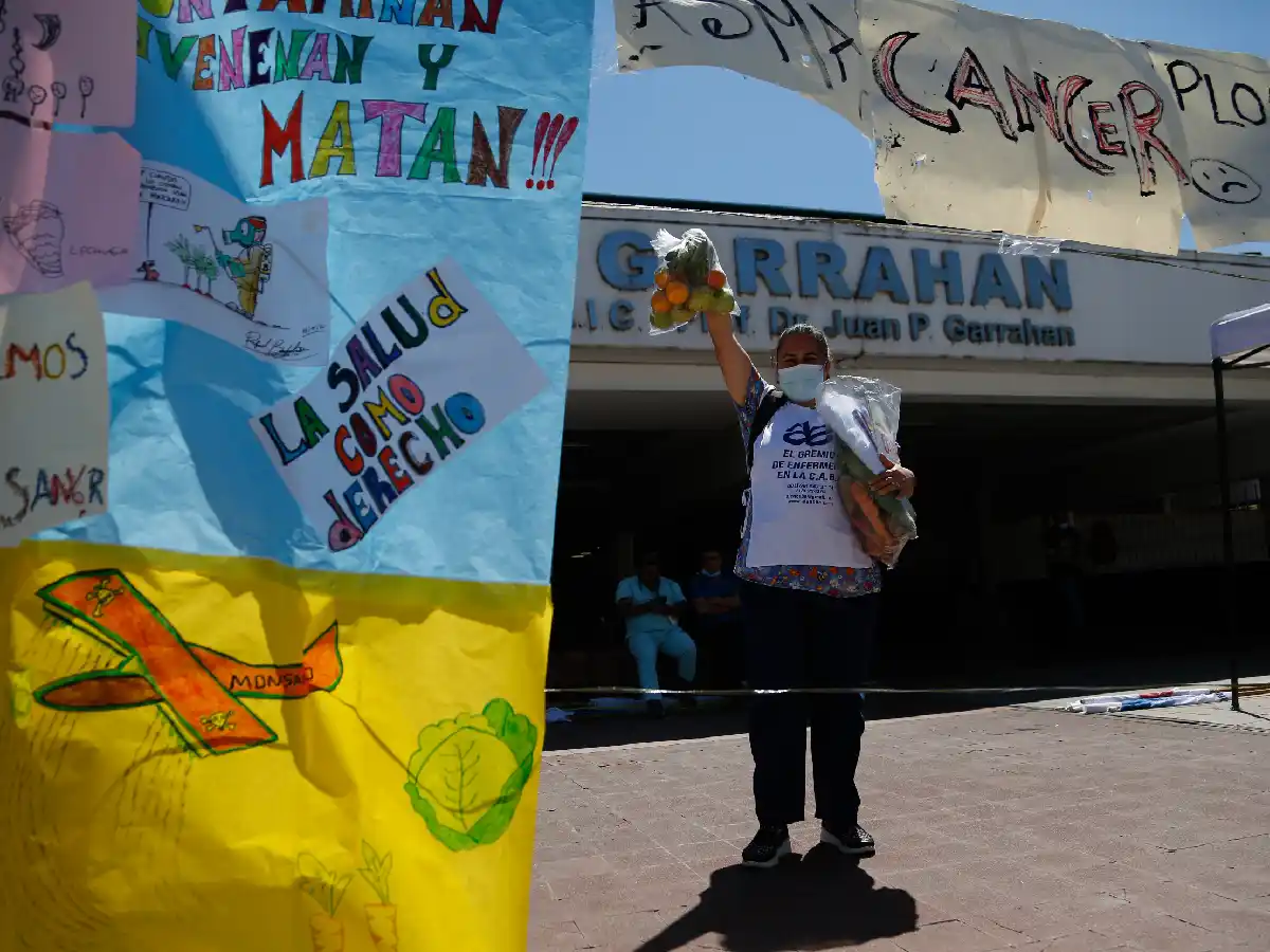 Trabajadores de la salud y de la tierra denunciaron los efectos de agrotóxicos en la salud infantil