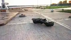 Vandalizan escultura de Cristina Fernández en Río Gallegos