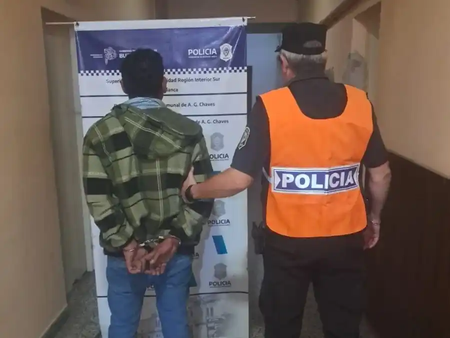 A disposición de la Justicia se encuentra el detenido, en la Comisaría de Gonzales Chaves