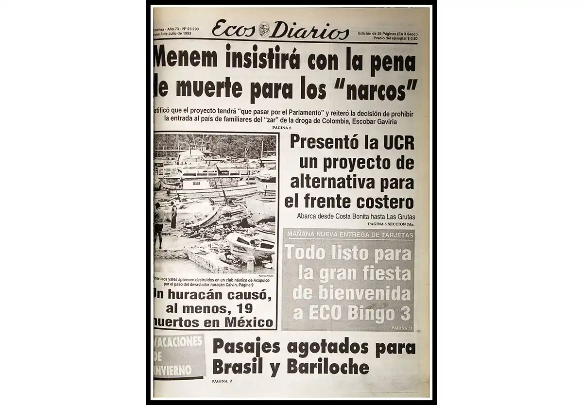 Jueves 8 de Julio de 1993