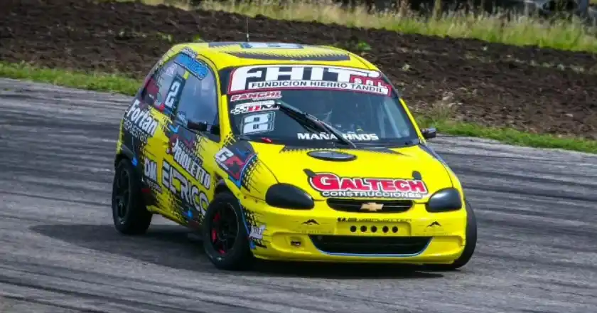 El Chevrolet Corsa de Guillermo Fonseca.
Foto: Germán Díaz