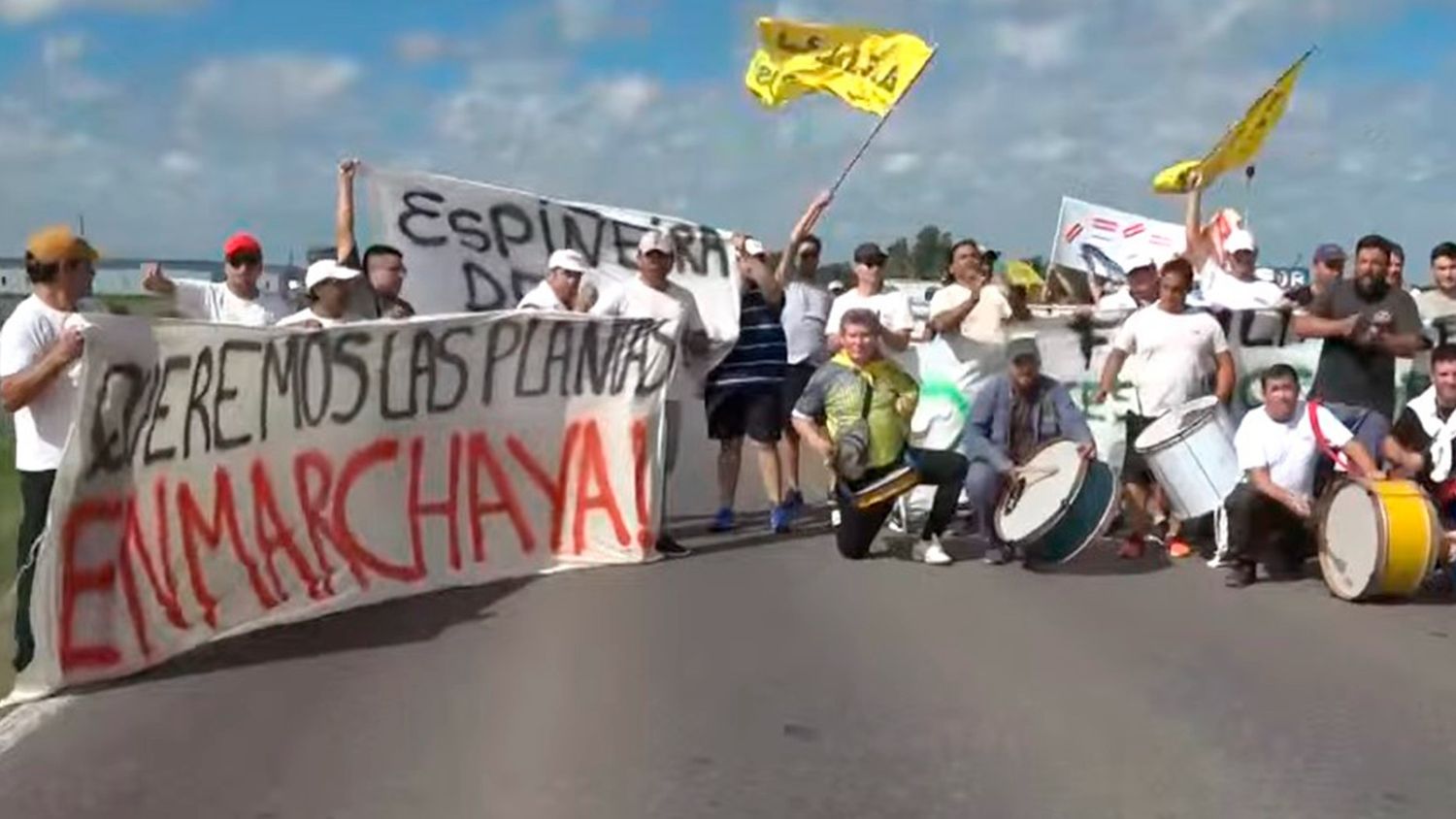 Desesperada situación en Lácteos Verónica: movilización y cortes en Ruta Nacional 34