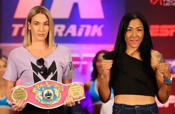 �0rica Farías va por el título mundial ante Mikaela Mayer