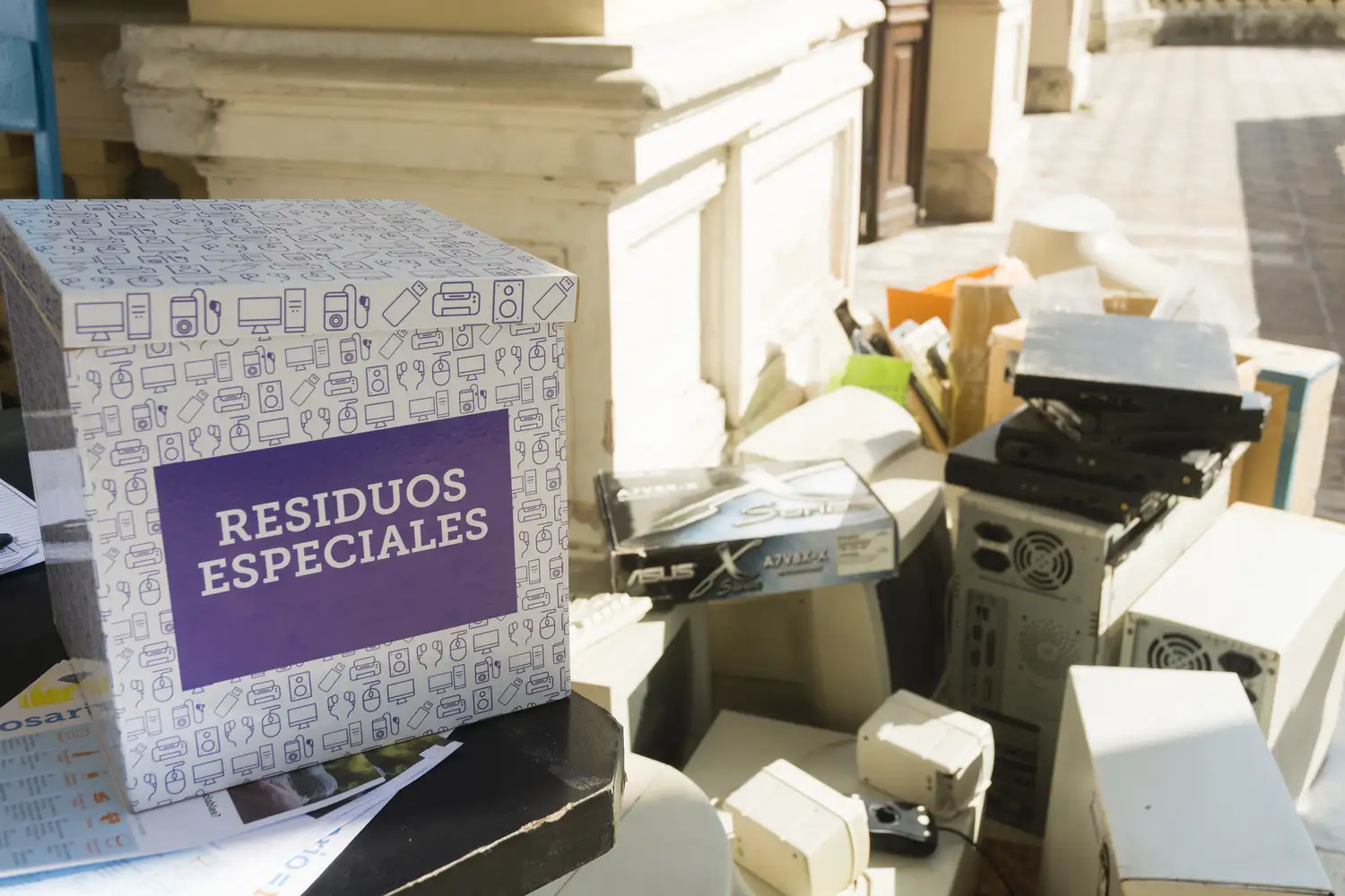 Residuos informáticos y textiles: nueva edición de las jornadas de recepción