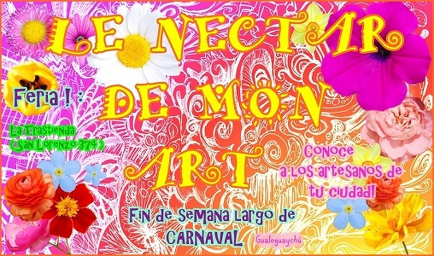 Realizan una gran feria de artesanos y artistas a beneficio