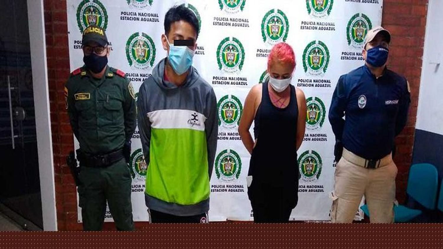 Detienen en Colombia a pareja de asesinos: cambiaron su aspecto pero no las mañas