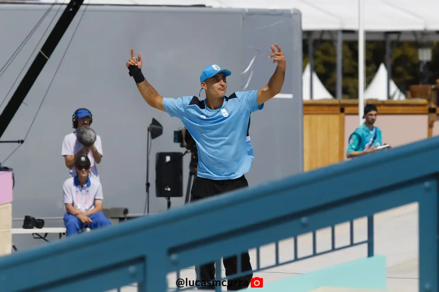 Matías Dell Olio cumplió el primer objetivo. (Foto: Lucas Currá)