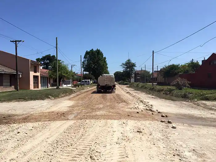Repararon la calzada de la avenida 98
