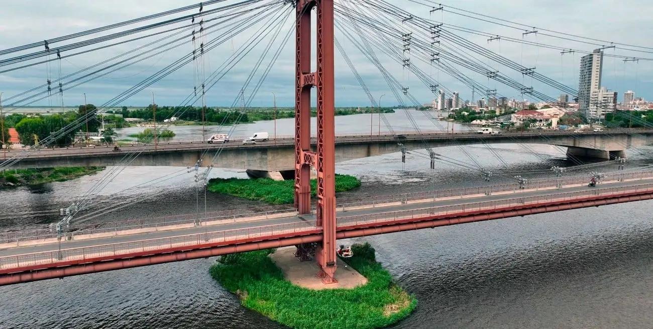 Puente Colgante de la ciudad de Santa Fe. Foto: Fernando Nicola