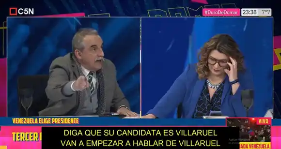"Maduro dolarizó y acá Milei quiere hacer lo mismo y estás en contra": Moreno cruzó a la periodista K, Cynthia García