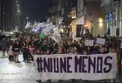 A diez años del "Ni una menos", el feminismo marchó con el ímpetu de siempre y reclamos a Milei