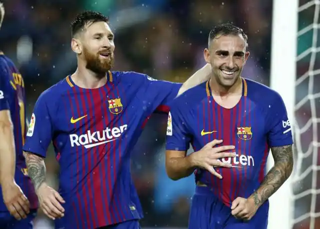 Barcelona venció al Sevilla en el partido 600 de Messi y sigue solo arriba