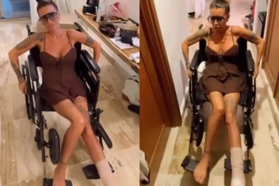 Flor Peña se fue de vacaciones al Caribe y terminó en silla de ruedas: ¿qué le pasó?