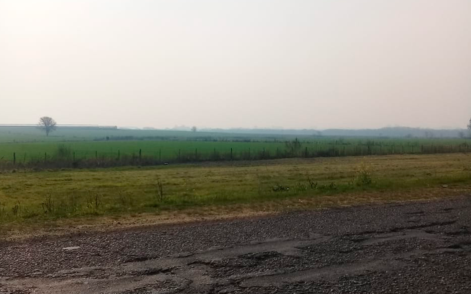 Humo en la ruta 191: precaución
