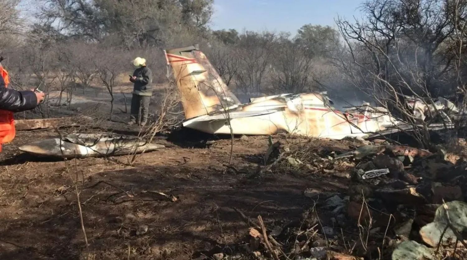 Se estrelló una avioneta en San Luis cuando intentaba aterrizar