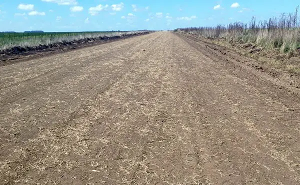 Alteo y ensanche en ruta 50, en dirección a Ramos Otero