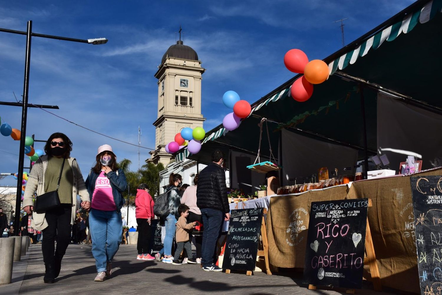 Rufino: domingo de fiesta en Plaza Sarmiento