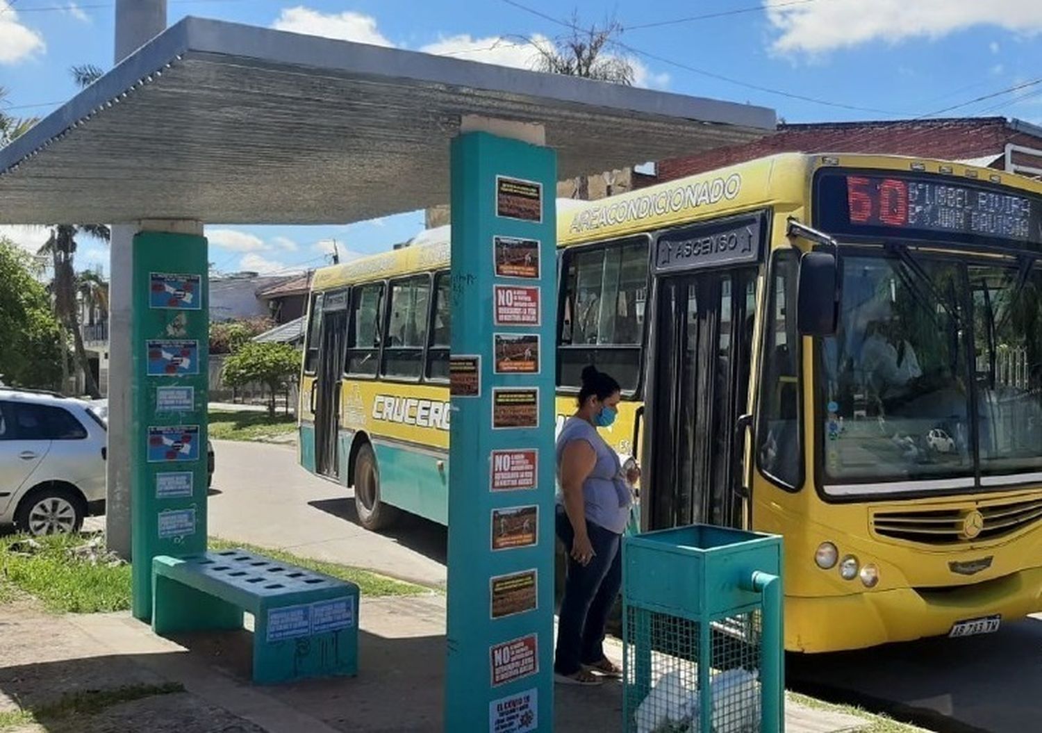 Paradas Seguras para proteger a mujeres, niños, adolescentes y adultos mayores