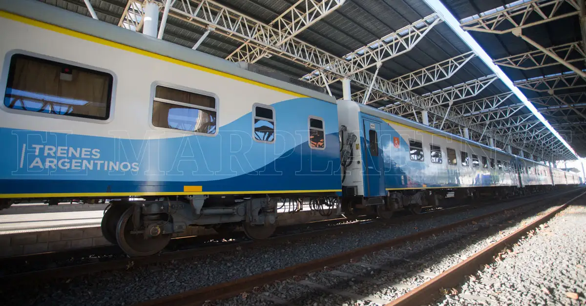 Vuelta del tren con libros para los pasajeros