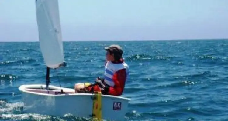 Tomás García Dell’ Acqua al Mundial de Optimist