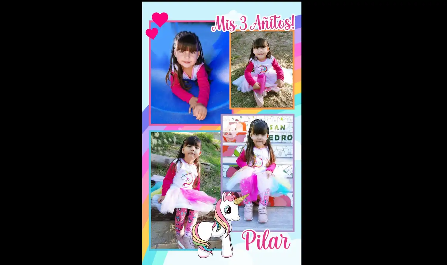 ¡Pilar Martínez cumplió 3 años!