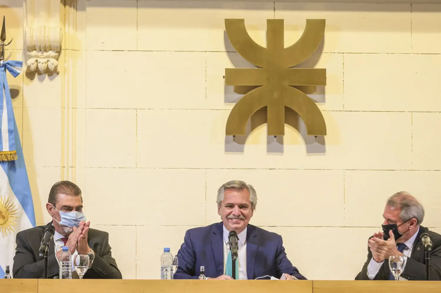 Alberto Fernández participó de la asunción de las autoridades de la Universidad Tecnológica Nacional (UTN).