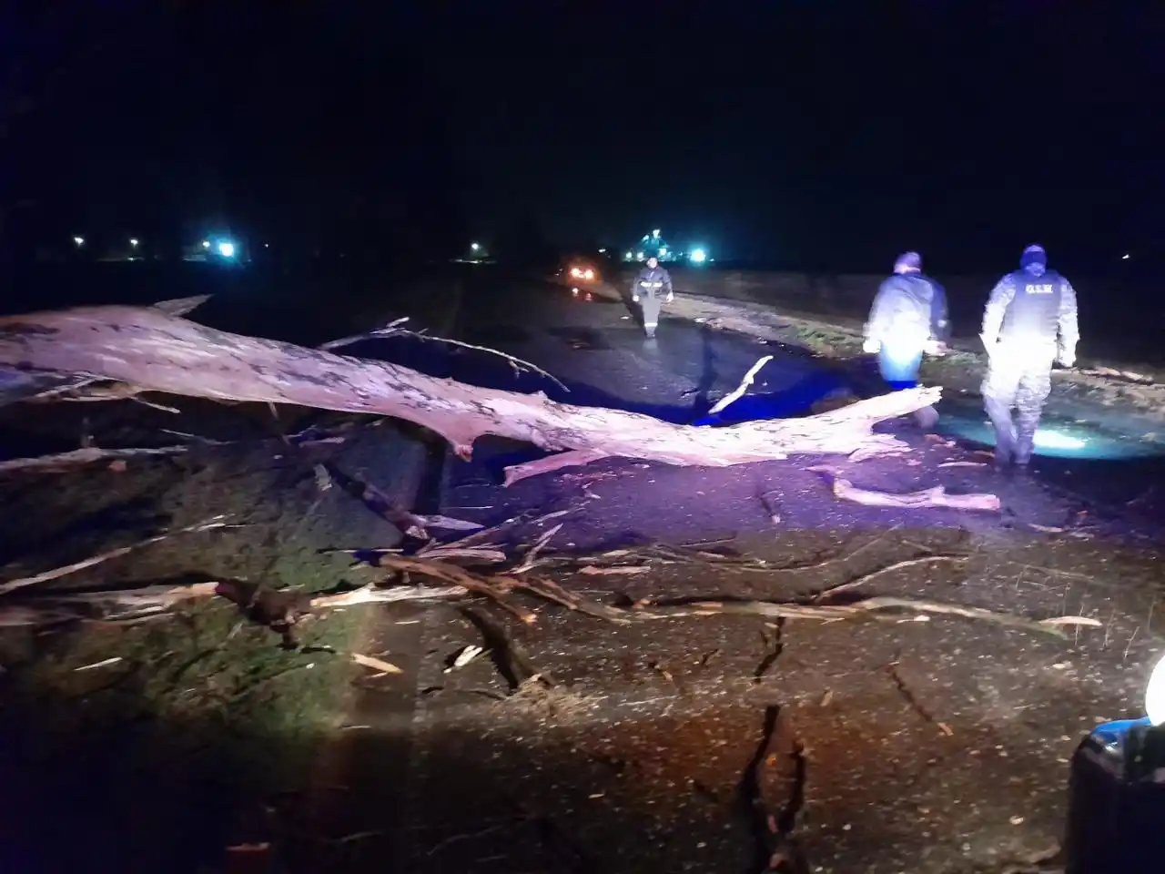El accidente ocurrió en la noche de este martes.