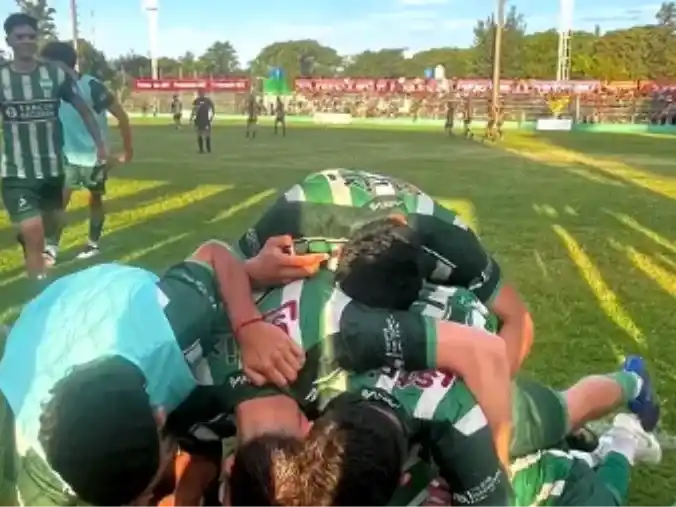 Unión de Sunchales ganó la serie clásica ante Libertad y sigue en la Copa departamental .Foto: IG Unión Sunchales.ro