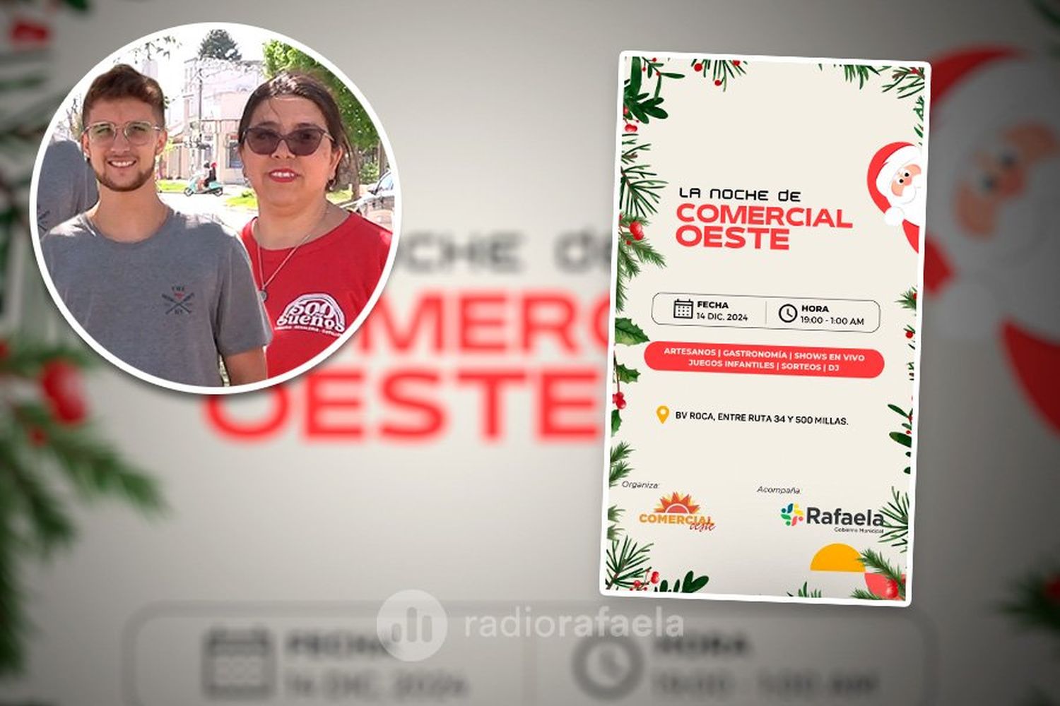 Llega una nueva edición de La noche de Comercial Oeste: "Los esperamos que vengan con familia y amigos"