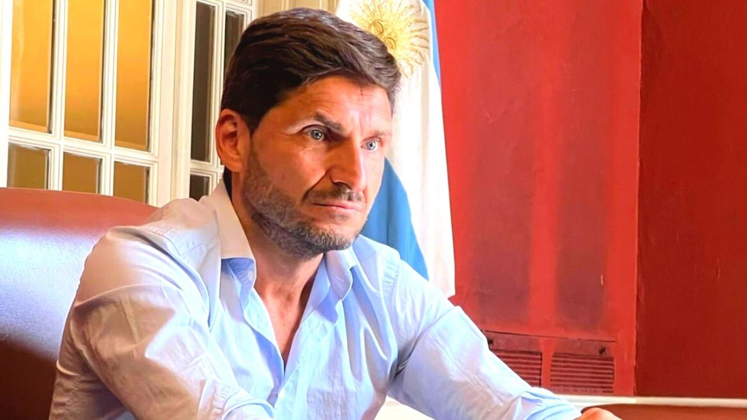 Maximiliano Pullaro, en la visita de Macri a Rosario: «Yo trabajo para ser gobernador»