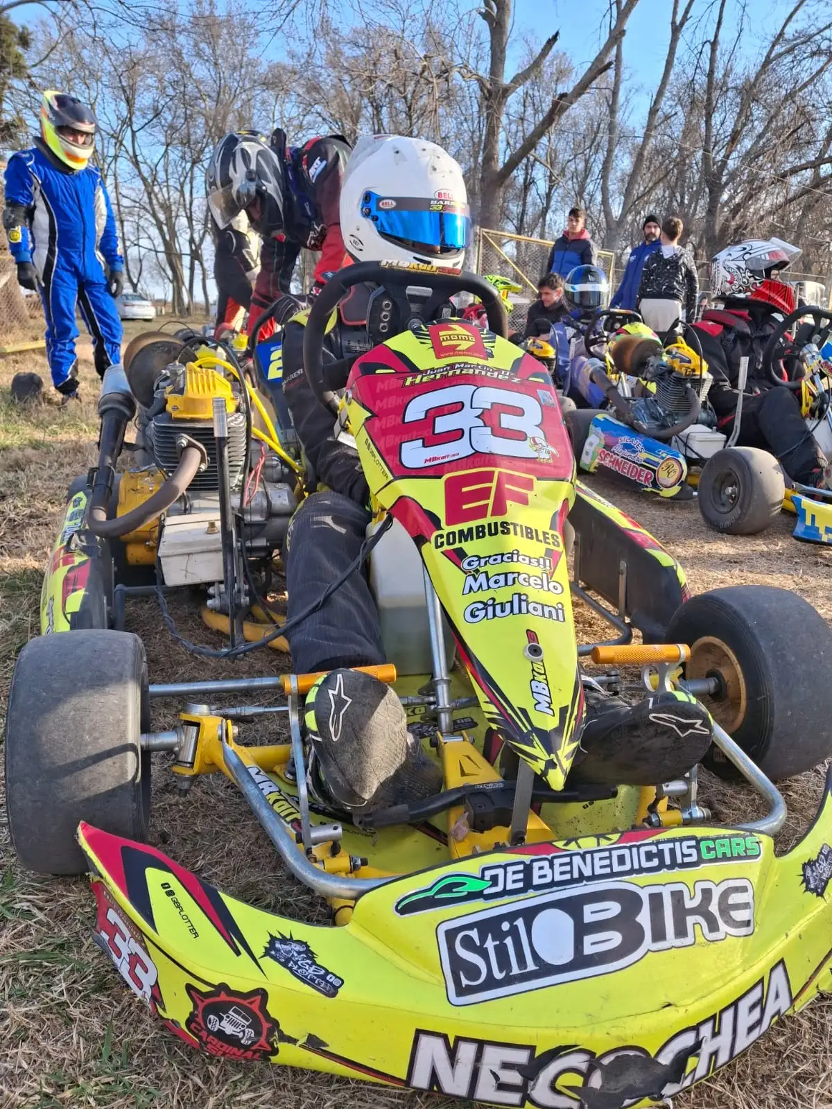 Hernández en su MB33