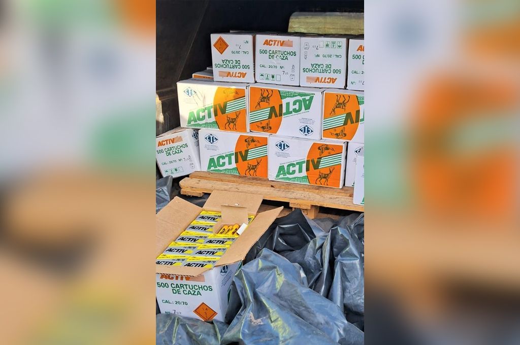 Secuestran 30 mil cartuchos durante operativo en Estación Clucellas